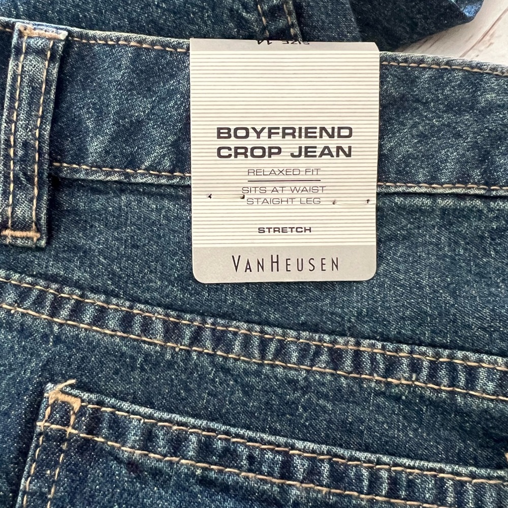 Van-Heusen boyfriend chop jeans